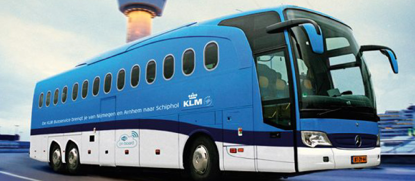 Ook in 2026 gratis KLM Bussen naar Schiphol vanaf Maastricht, Eindhoven, Arnhem en Nijmegen!
