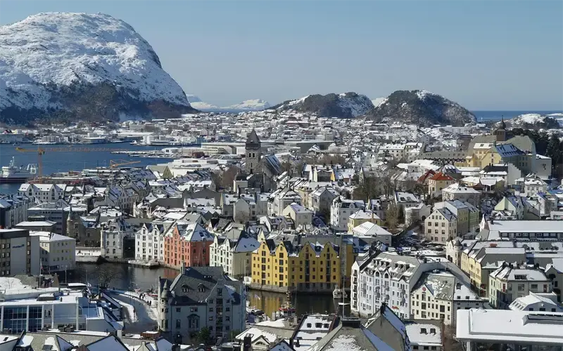 Goedkope vliegtickets naar Aalesund