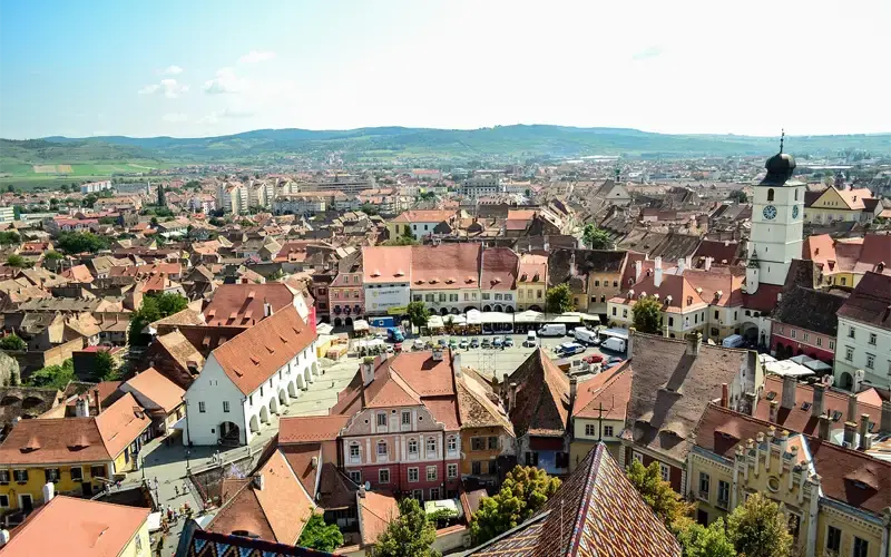 Goedkope vliegtickets naar Sibiu